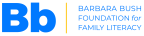Logo for "THE BARBARA BUSH FOUNDATION FOR FAMILY LITERACY INC"