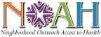 Logo for "NEIGHBORHOOD OUTREACH ACCESS TO HEALTH"