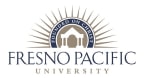 Logo for "Fresno Pacific University"