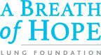 Logo for "A Breath of Hope Lung Foundation"