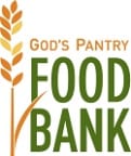 Logo for "GOD'S PANTRY FOOD BANK INC"