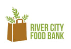 Logo for "RIVER CITY FOOD BANK"