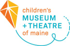 Logo for "CHILDREN'S MUSEUM AND THEATRE OF MAINE"