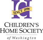 Logo for "CHILDRENS HOME SOCIETY OF WASHINGTON"