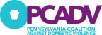 Logo for "PENNSYLVANIA COALITION AGAINST DOMESTIC VIOLENCE"