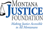 Logo for "MONTANA JUSTICE FOUNDATION"