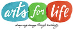 Logo for "Arts For Life"