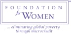 Logo for "FOUNDATION FOR WOMEN"