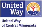 Logo for "UNITED WAY OF CENTRAL MINNESOTA"