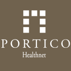 Logo for "PORTICO HEALTHNET"