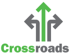 Logo for "THE CROSSROADS FOUNDATION"