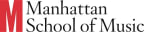Logo for "MANHATTAN SCHOOL OF MUSIC"