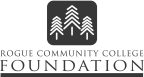 Logo for "ROGUE COMMUNITY COLLEGE FOUNDATION"