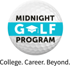 Logo for "MIDNIGHT GOLF PROGRAM"