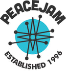 Logo for "PEACEJAM FOUNDATION"