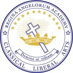 Logo for "REGINA ANGELORUM ACADEMY"