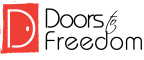 Logo for "DOORS TO FREEDOM"
