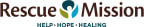 Logo for "THE RESCUE MISSION"
