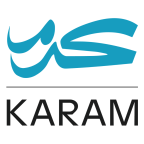 Logo for "KARAM FOUNDATION"
