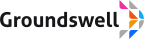 Logo for "GROUNDSWELL INC"