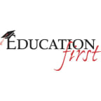 Logo for "EDUCATION FIRST"
