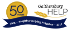 Logo for "GAITHERSBURG HELP INC"