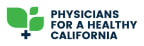 Logo for "PHYSICIANS FOR A HEALTHY CALIFORNIA"