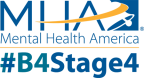 Logo for "MENTAL HEALTH AMERICA INC"