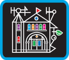 Logo for "Grinnell Area Arts Council DBA Grinnell Community TheatreTurlachUr"