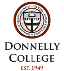 Logo for "Donnelly College"