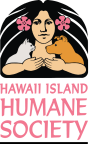 Logo for "HAWAII ISLAND HUMANE SOCIETY"