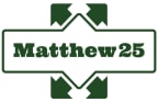 Logo for "MATTHEW 25"