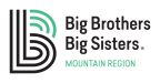 Logo for "BIG BROTHERS BIG SISTERS MOUNTAIN REGION"