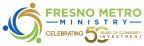 Logo for "FRESNO METROPOLITAN MINISTRY"