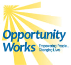 Logo for "Opportunity Works Inc"