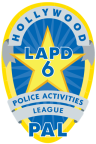 Logo for "HOLLYWOOD POLICE ACTIVITIES LEAGUE"