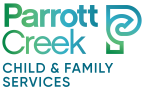 Logo for "PARROTT CREEK CHILD AND FAMILY SERVICES"