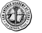Logo for "SAN ANTONIO ACADEMY OF TEXAS"