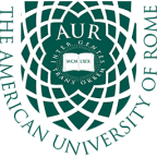 Logo for "THE AMERICAN UNIVERSITY OF ROME"
