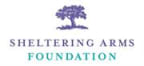 Logo for "SHELTERING ARMS FOUNDATION"