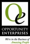 Logo for "OPPORTUNITY ENTERPRISES INC"