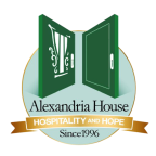 Logo for "ALEXANDRIA HOUSE"