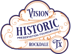 Logo for "Vision Historic Preservation Founda"