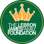 Logo for "THE LEBRON JAMES FAMILY FOUNDATION"