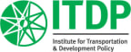 Logo for "INSTITUTE FOR TRANSPORTATION AND DEVELOPMENT POLICY"