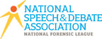 Logo for "NATIONAL FORENSIC LEAGUE D/B/A NATIONAL SPEECH AND DEBATE ASSOC"