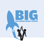 Logo for "Baltimore Improv Group"