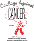 Logo for "COWBOYS AGAINST CANCER"