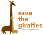 Logo for "SAVE THE GIRAFFES"