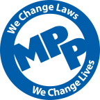 Logo for "MARIJUANA POLICY PROJECT"